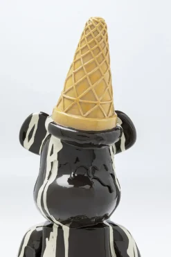 KARE24.se Dekorfigur Gelato Bear - Björn, Svart, 40cm - KARE Design Hot