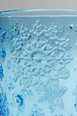 KARE24.se Dricksglas Ice Flowers - Blå - KARE Design Online