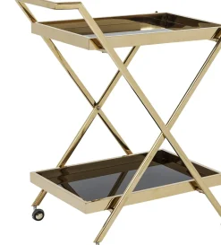 KARE24.se Drinkvagn Casino Guld/Svart - KARE Design Best