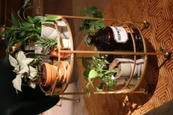 KARE24.se Drinkvagn Emilia Rund - Guld/ Spegelglas - KARE Design Online