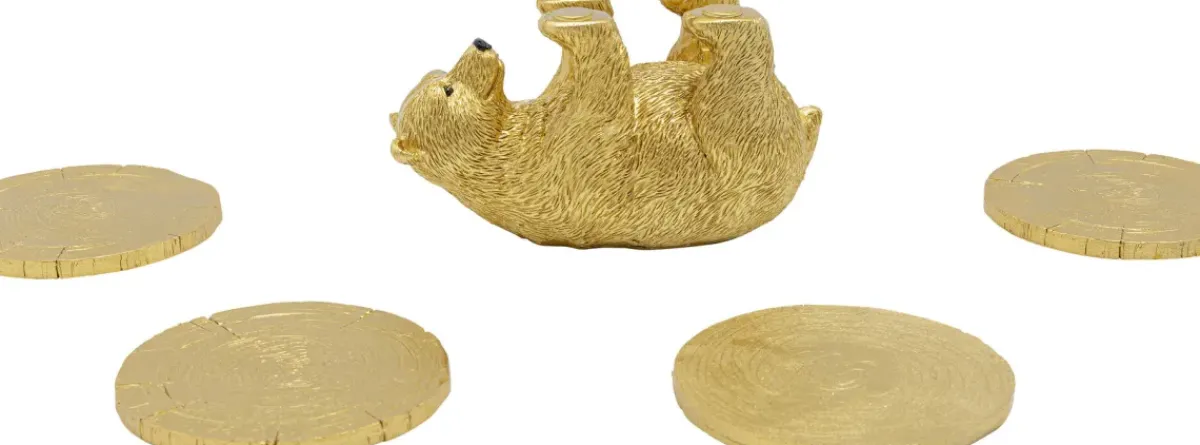 KARE24.se Dryckesunderlägg Playing Bear - Dekorfigur, 7cm - KARE Design Best