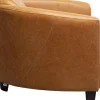 KARE24.se Fåtölj Cigarr Lounge - Ljusbrunt Läder - KARE Design Outlet