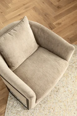 KARE24.se Fåtölj La Vida - Ljusbrun/Sand - KARE Design Outlet
