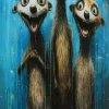 KARE24.se Glass Picture Singing Meerkats 60x80cm - KARE Design Best