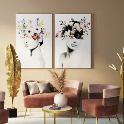 KARE24.se Glastavla Spring Hair, 80x120cm - KARE Design Outlet