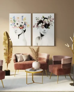 KARE24.se Glastavla Spring Hair, 80x120cm - KARE Design Outlet