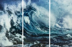 KARE24.se Glastavla Triptychon Wave 240x160cm (3/Set) - KARE Design Best