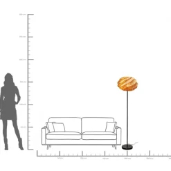 KARE24.se Golvlampa Aloha Whirl, 160cm - KARE Design Hot