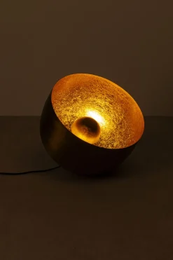 KARE24.se Golvlampa Apollon - Antracitgrå/Guld Ø35cm - KARE Design Discount