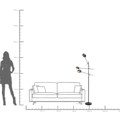 KARE24.se Golvlampa Bola Trio, 160cm - KARE Design Online