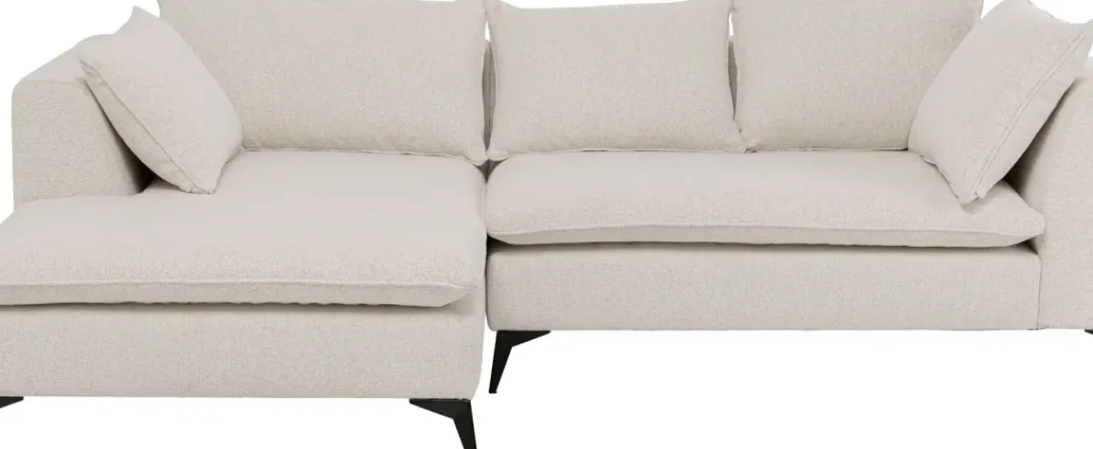 KARE24.se Hörnsoffa Amalfi - Creme Vänster, 275x159cm - KARE Design