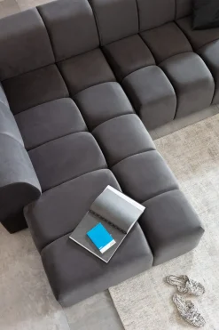KARE24.se Hörnsoffa Belami - Grå Vänster, 265x210cm - KARE Design Online