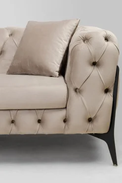 KARE24.se Hörnsoffa Bellissima - SammetsTaupe, Vänster, 240x180cm - KARE Design Online