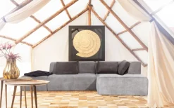 KARE24.se Hörnsoffa Infinity - Grå Höger, 306x182cm - KARE Design Outlet