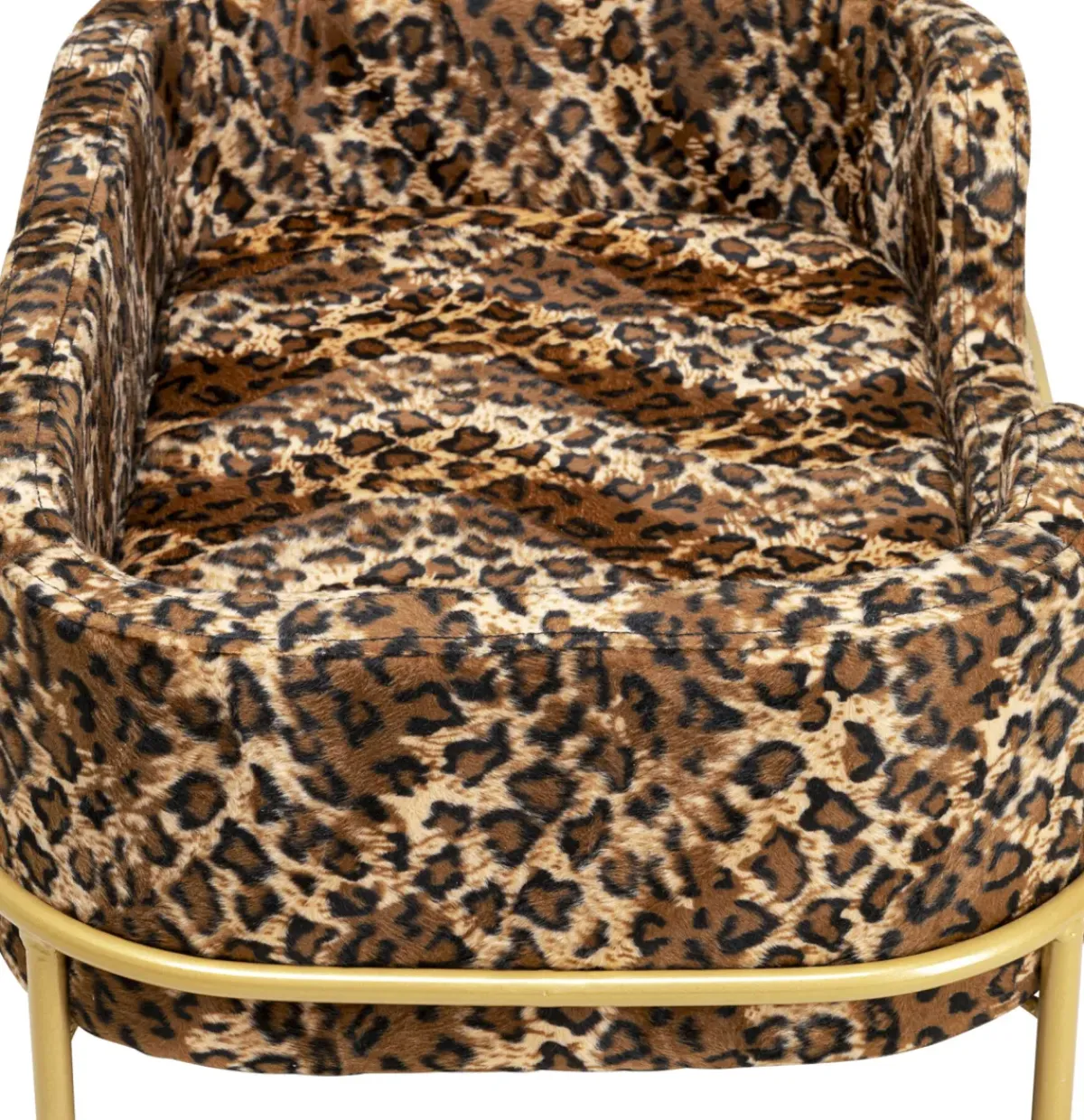 KARE24.se Hundbädd/Kattbädd Diva Leo - Leopardmönstrad - KARE Design Outlet