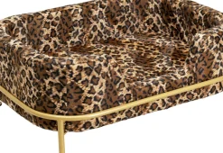KARE24.se Hundbädd/Kattbädd Diva Leo - Leopardmönstrad - KARE Design Outlet