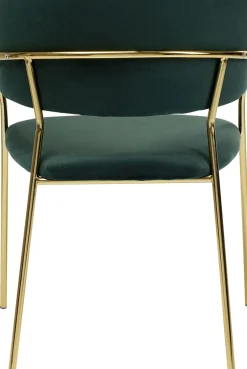 KARE24.se Karmstol Belle - Grön Stol med Armstöd, 2 set - KARE Design Best