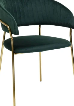 KARE24.se Karmstol Belle - Grön Stol med Armstöd, 2 set - KARE Design Best