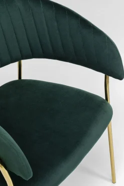 KARE24.se Karmstol Belle - Grön Stol med Armstöd, 2 set - KARE Design Best