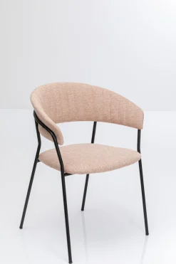 KARE24.se Karmstol Belle - Stol med armstöd, Puder, 2-set - KARE Design Online