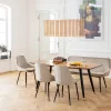 KARE24.se Kökssoffa East Side - Champagnefärgad Sammet, 154cm - KARE Design Clearance