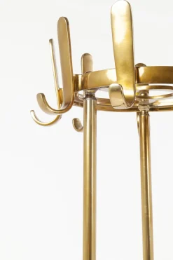 KARE24.se Klädmajor Gala - Klädhängare i Mässing med Paraplyställ, 187x50cm - KARE Design Online