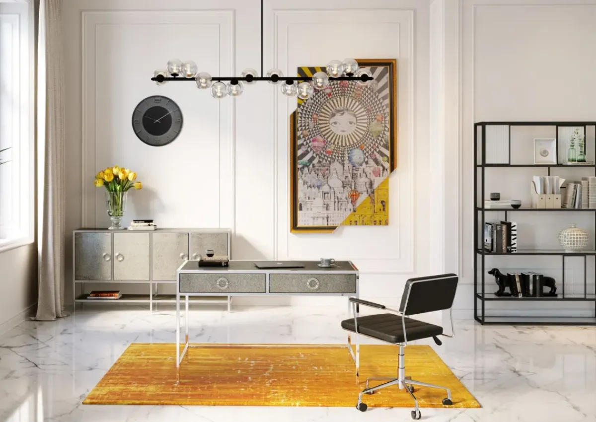KARE24.se Kontorsstol Dottore - På Hjul Svart Konstläder/Krom - KARE Design