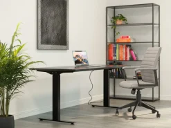 KARE24.se Kontorsstol Labora - Snurrstol på Hjul, Grå Konstläder - KARE Design Outlet
