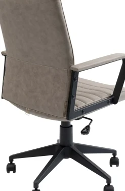 KARE24.se Kontorsstol Labora - Snurrstol på Hjul, Grå Konstläder - KARE Design Outlet