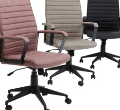 KARE24.se Kontorsstol Labora - Snurrstol på Hjul, Grå Konstläder - KARE Design Outlet