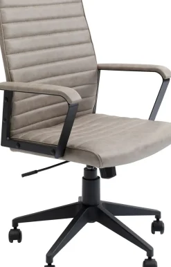 KARE24.se Kontorsstol Labora - Snurrstol på Hjul, Grå Konstläder - KARE Design Outlet