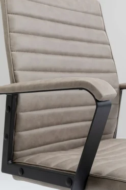 KARE24.se Kontorsstol Labora - Snurrstol på Hjul, Grå Konstläder - KARE Design Outlet
