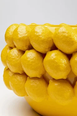 KARE24.se Kruka Lemon Juice - Dekor Citron, 22cm - KARE Design