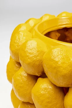 KARE24.se Kruka Lemon Juice - Dekor Citron, 22cm - KARE Design
