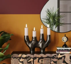 KARE24.se Ljusstake 4 Blockljus - Ärgad finish, 60cm - KARE Design Discount