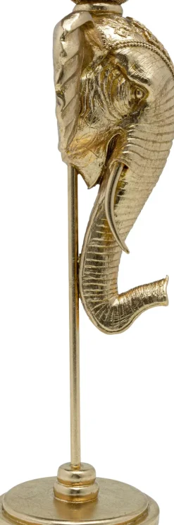 KARE24.se Ljusstake Elephant Head - Guld Elefant, 49cm - KARE Design Sale