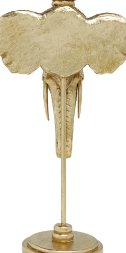KARE24.se Ljusstake Elephant Head - Guld Elefant, 49cm - KARE Design Sale