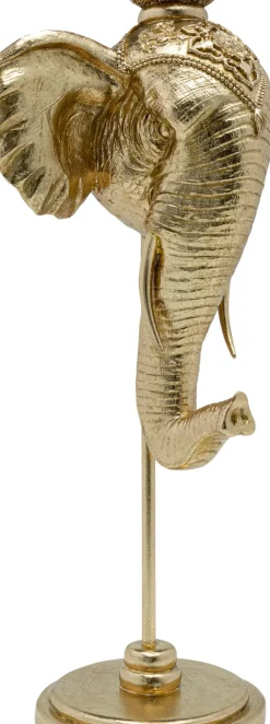KARE24.se Ljusstake Elephant Head - Guld Elefant, 49cm - KARE Design Sale