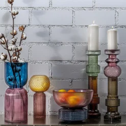KARE24.se Ljusstake Marvelous Duo Lila Grå 49 - KARE Design Clearance