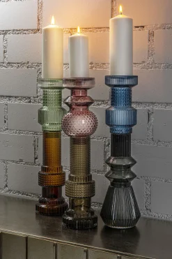 KARE24.se Ljusstake Marvelous Duo Lila Grå 49 - KARE Design Clearance
