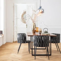 KARE24.se Matbord Symphony - Massivt Trä/Svart, 200x100cm - KARE Design Hot