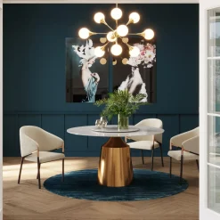 KARE24.se Matta Cosy Ocean, Ø200cm - KARE Design Online