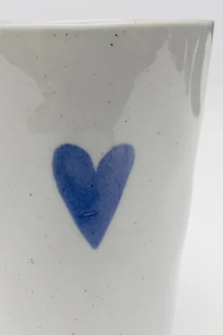 KARE24.se Mugg Cuori - Blå, Vit, - KARE Design Hot
