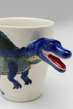 KARE24.se Mugg Funny Animal Dino - Dinosaurie, Blå, 11cm - KARE Design Outlet