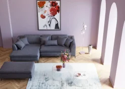 KARE24.se Pall - Fotpall Gianni - Grå - KARE Design Online