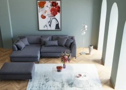 KARE24.se Pall - Fotpall Gianni - Grå - KARE Design Online