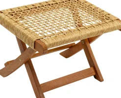 KARE24.se Pall Liz Natur - ihopfällbar Trädgårdspall - KARE Design Sale