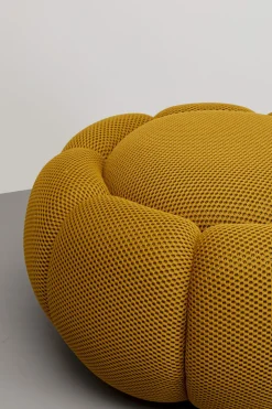KARE24.se Pall Peppo Bloom - Gul, Ø76cm - KARE Design Clearance