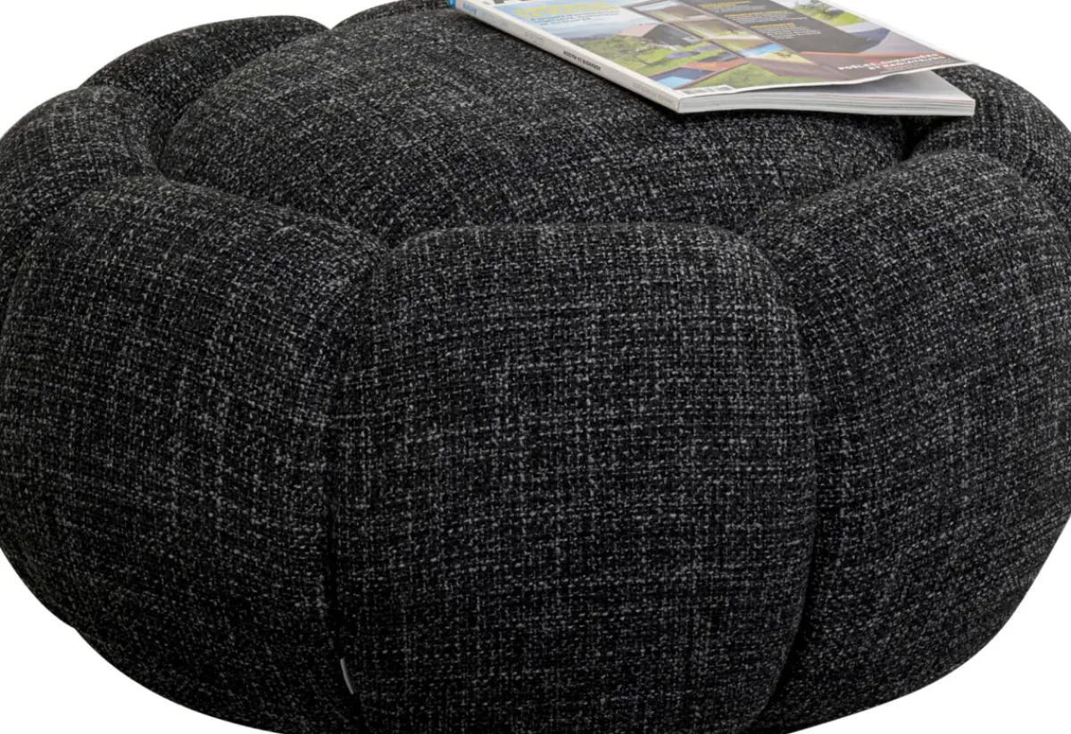 KARE24.se Pall Peppo Bloom - Melange Svart, Ø72cm - KARE Design Hot