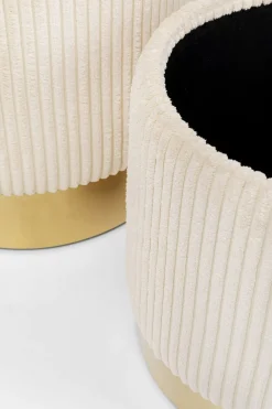KARE24.se Pall Plush - Sittpuff med förvaring, 2-set - KARE Design Online